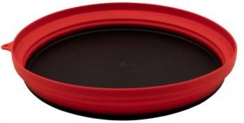 Тарелка силиконовая с пластиковым дном | Tramp