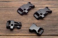 Фастекс/паракорда 16мм со свистком черный